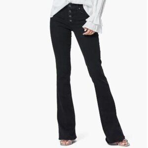 PAIGE Women's Highrise Skinny Jeans Flare Size 25 in Black, New With Tag